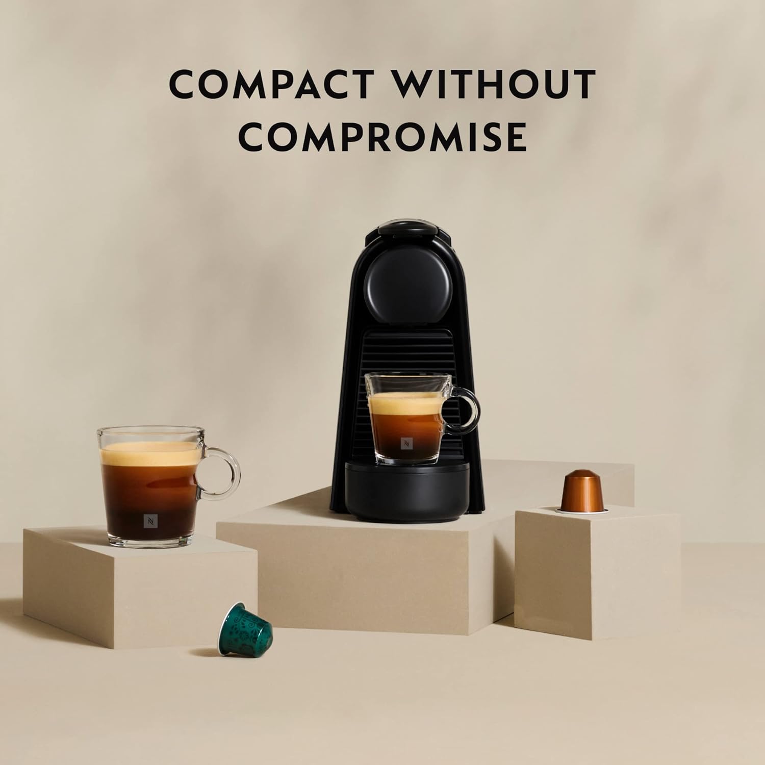 De'Longhi Nespresso Essenza Mini EN85W Capsule Coffee Machine White