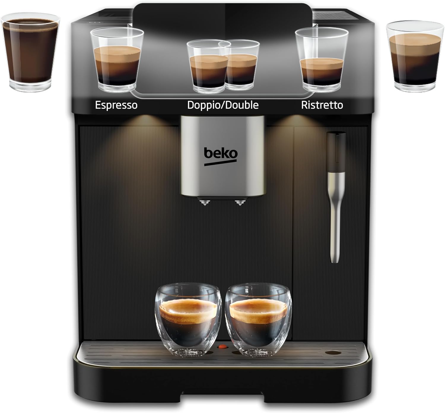 BEKO CaffeExperto CEP 5302B Manual Espresso Machine with Milk Frother