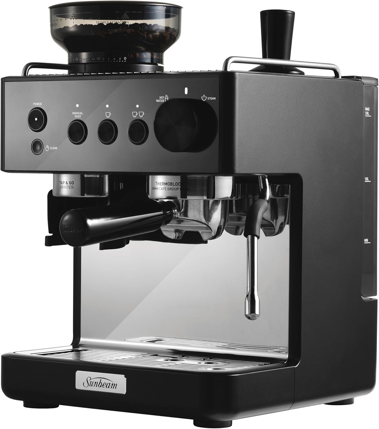 Sunbeam Origins Slimline Espresso Machine EMM4500BK Black
