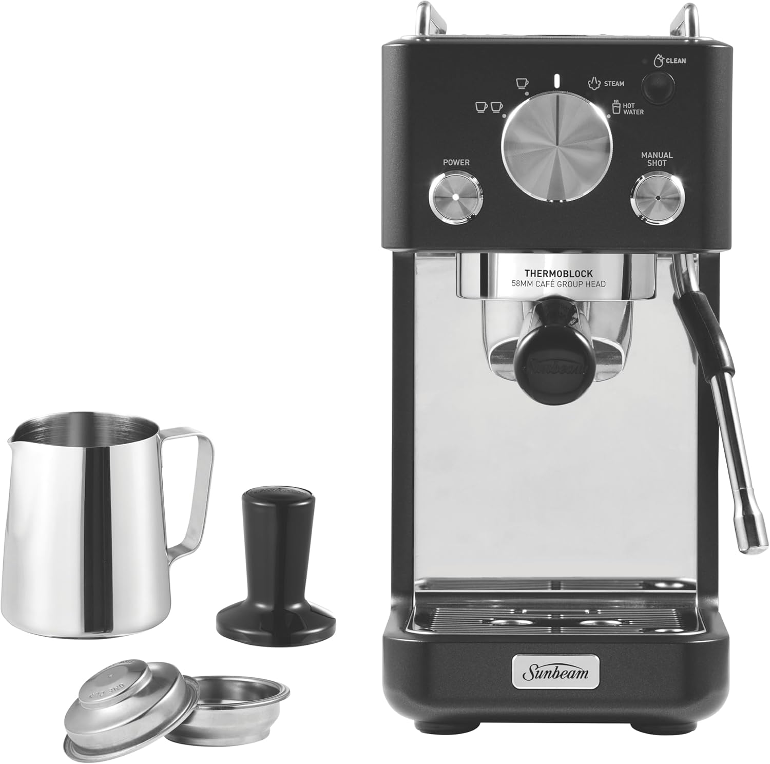 Sunbeam Origins Slimline Espresso Machine EMM4500BK Black