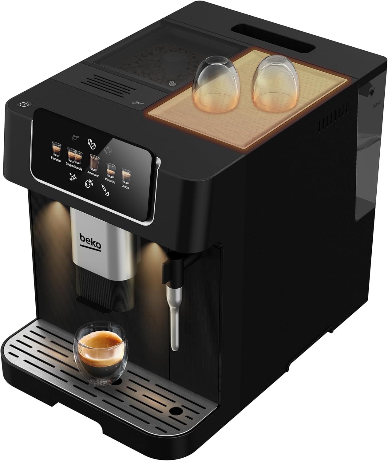 BEKO CaffeExperto CEP 5302B Manual Espresso Machine with Milk Frother