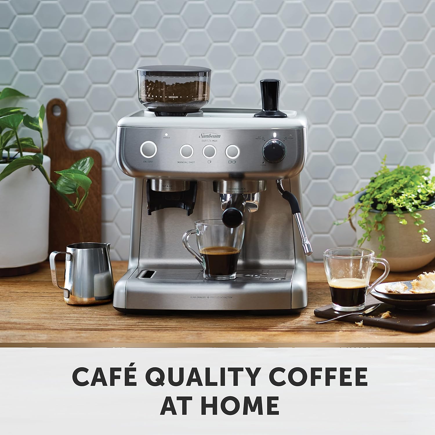 Sunbeam Origins Slimline Espresso Machine EMM4500BK Black