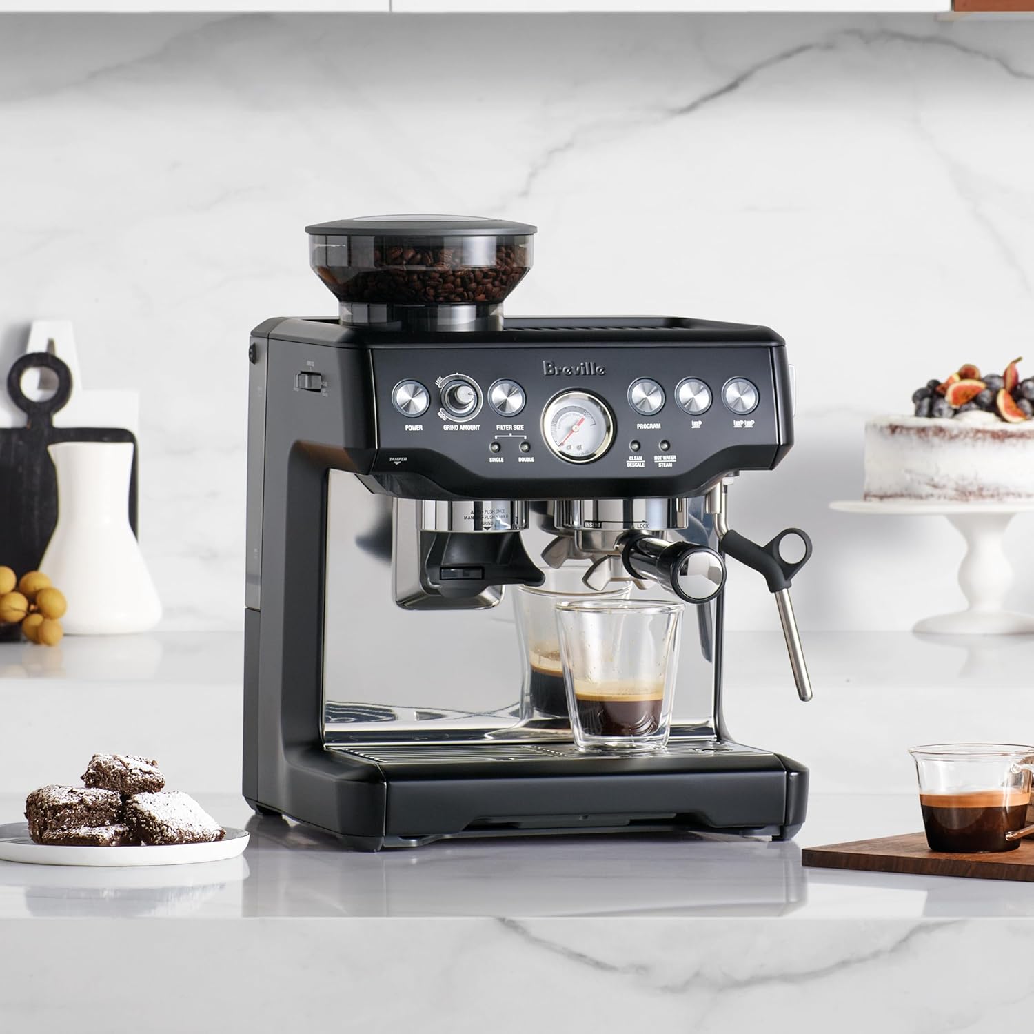 Breville Barista Express Espresso Machine BES870BSS Brushed Stainless Steel