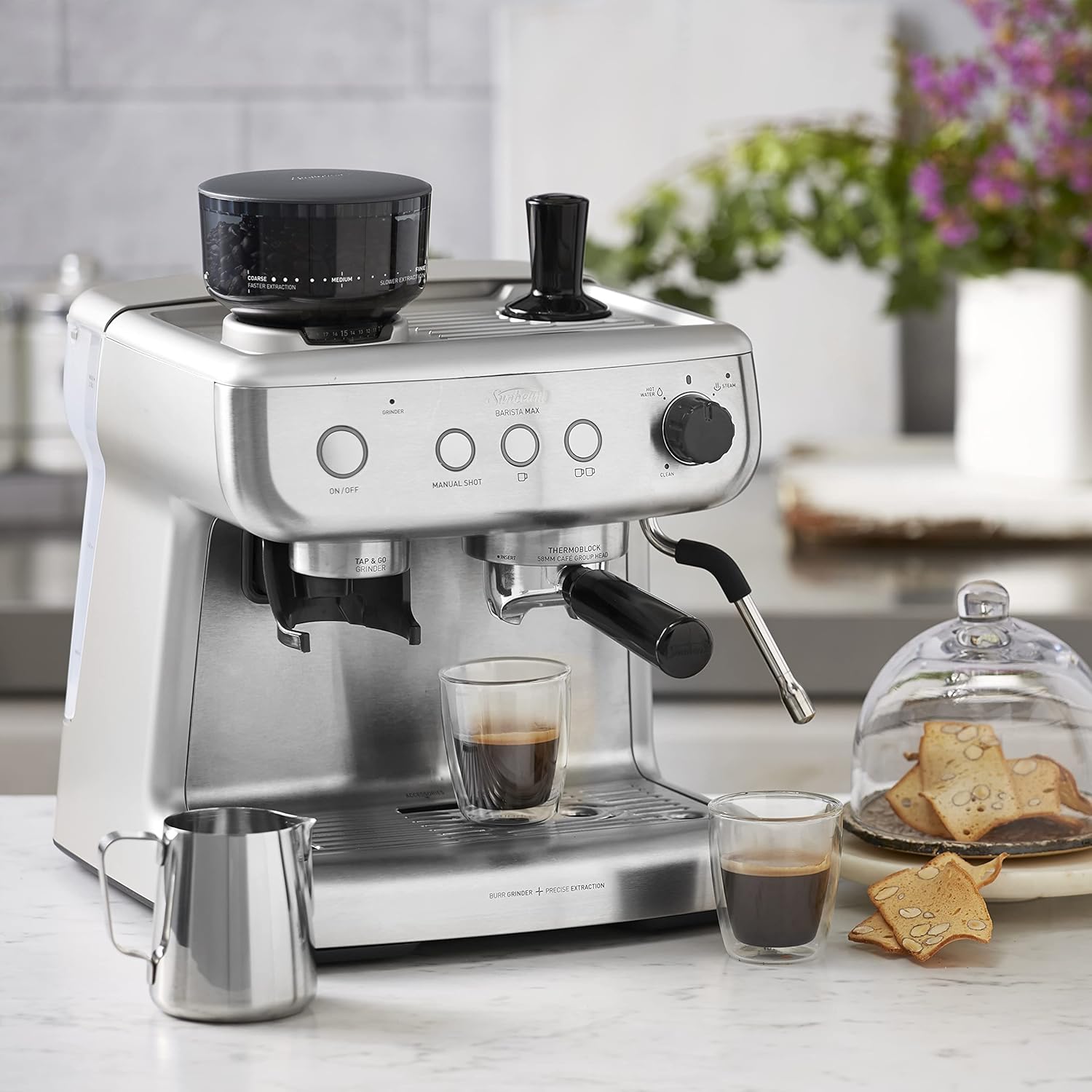 Sunbeam Origins Slimline Espresso Machine EMM4500BK Black