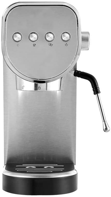 Devanti 20 Bar Espresso Coffee Machine with Milk Frother Stainless Steel