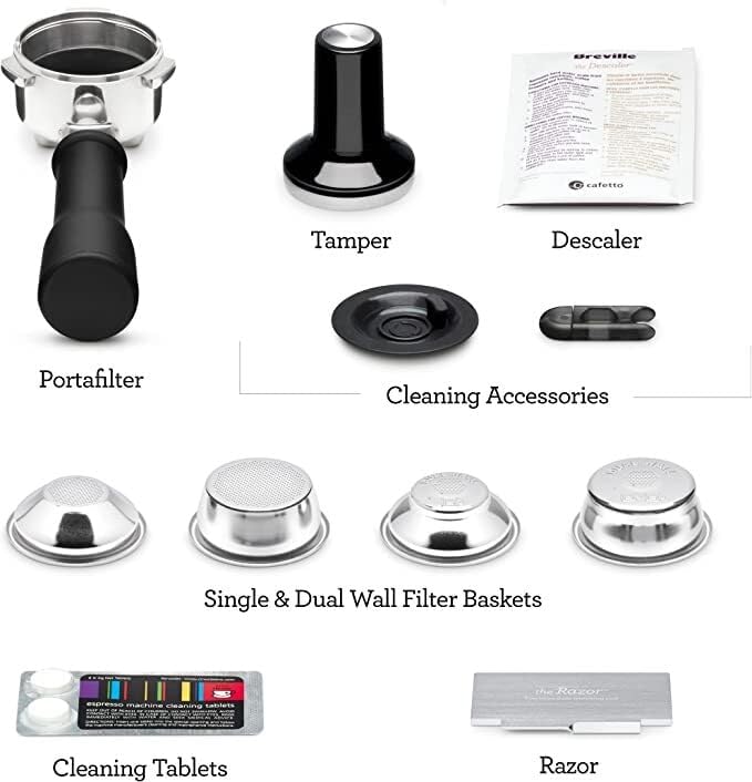 Breville Bambino Plus Espresso Machine BES500SST Sea Salt