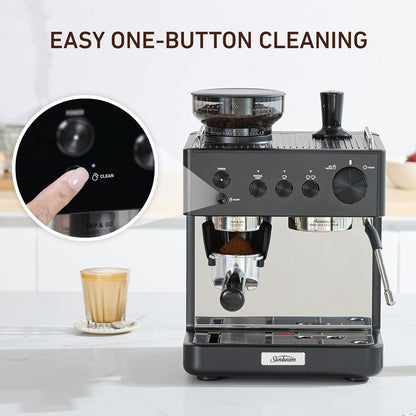 Sunbeam Origins Slimline Espresso Machine EMM4500BK Black