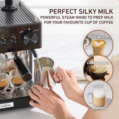 Sunbeam Origins Slimline Espresso Machine EMM4500BK Black