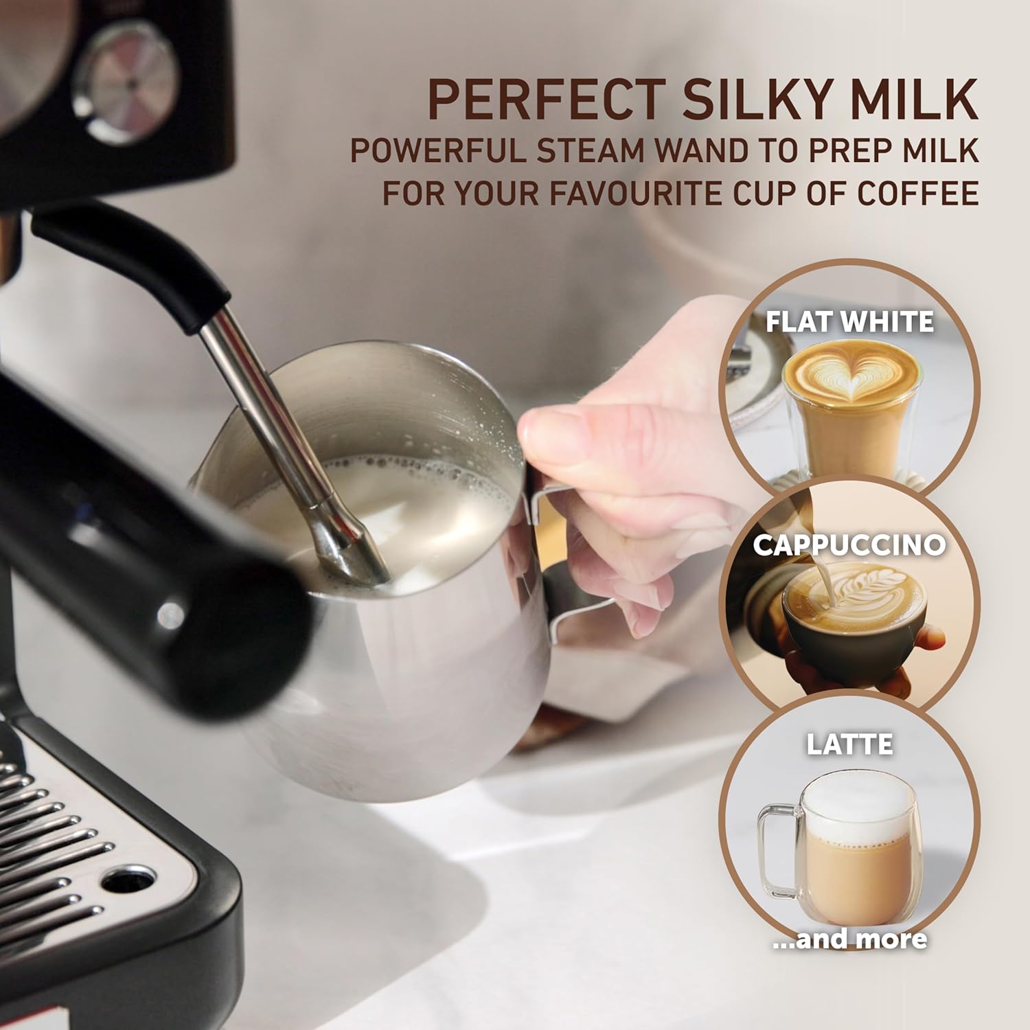 Sunbeam Origins Slimline Espresso Machine EMM4500BK Black